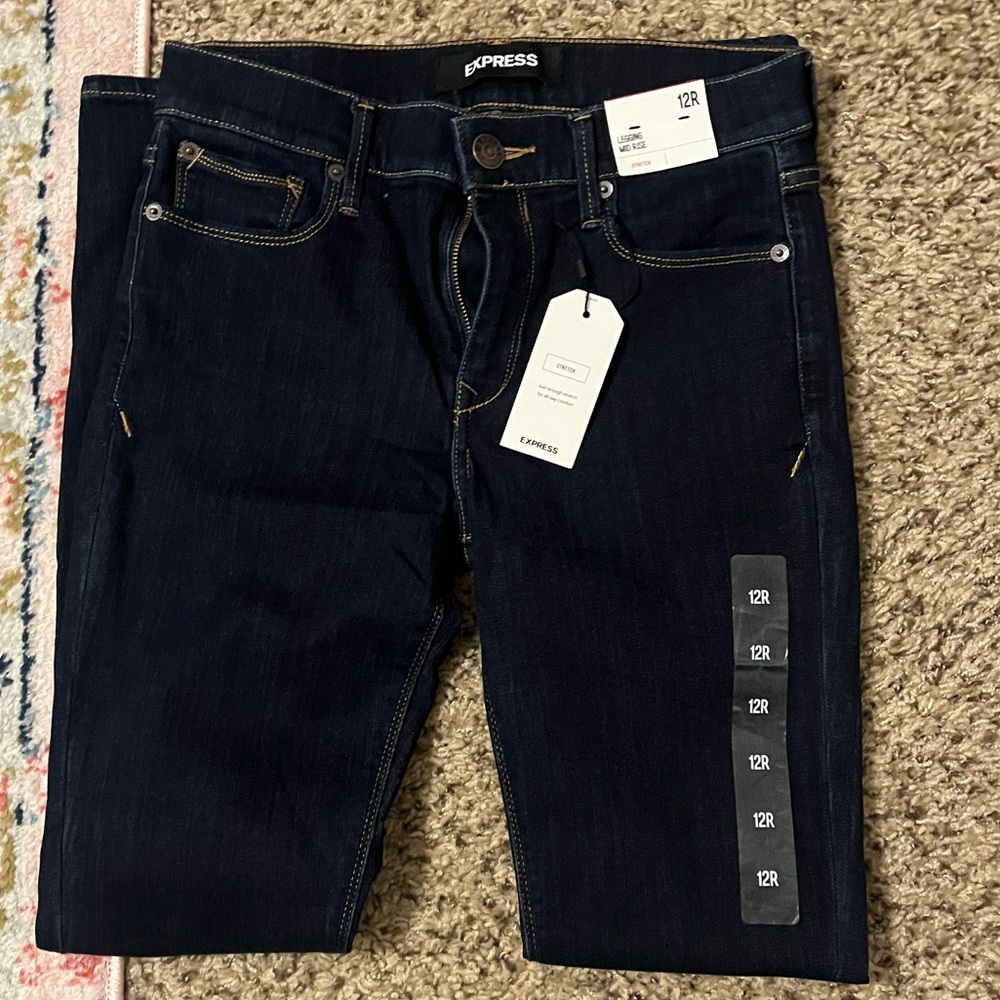 Express mid-rise jegging